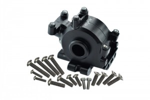 GPM BR012 ALUMINUM FRONT GEAR BOX LOSI 1/10 BAJA REY DESERT TRUCK LOS03008 - BLACK - BR012-BK