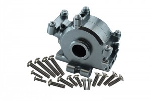 GPM BR012 ALUMINUM FRONT GEAR BOX LOSI 1/10 BAJA REY DESERT TRUCK LOS03008 - GUN SILVER - BR012-GS