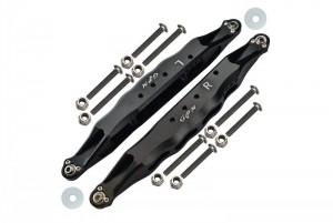 GPM BR014L ALUMINUM REAR LOWER TRAILING ARMS  FOR UPPER SUSPENSION LINKS  LOSI 1/10 BAJA REY DESERT TRUCK LOS03008 - BR014L-BK
