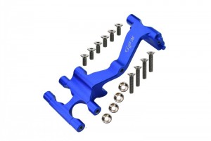GPM BR024 ALUMINUM SERVO MOUNT TEAM LOSI 1/10 BAJA REY DESERT TRUCK LOS03008 - BLUE - BR024-B