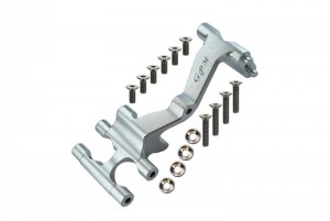 GPM BR024 ALUMINUM SERVO MOUNT TEAM LOSI 1/10 BAJA REY DESERT TRUCK LOS03008 - SILVER - BR024-S