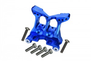 GPM BR028 ALUMINUM FRONT SHOCK MOUNT TEAM LOSI 1/10 BAJA REY DESERT TRUCK LOS03008 - BLUE - BR028-B