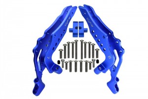 GPM BR030 ALUMINUM REAR SHOCK TOWER LOSI 1/10 BAJA REY DESERT TRUCK LOS03008 - BLUE - BR030-B