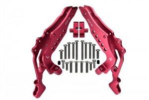 GPM BR030 ALUMINUM REAR SHOCK TOWER LOSI 1/10 BAJA REY DESERT TRUCK LOS03008 - RED - BR030-R