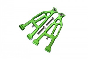 GPM BR055 ALUMINUM FRONT LOWER SUSPENSION ARM LOSI 1/10 BAJA REY DESERT TRUCK LOS03008 - GREEN - BR055-G