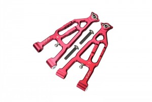 GPM BR055 ALUMINUM FRONT LOWER SUSPENSION ARM LOSI 1/10 BAJA REY DESERT TRUCK LOS03008 - RED - BR055-R