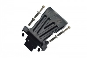 GPM BR330F ALUMINUM FRONT BUMPER MOUNT LOSI 1/10 BAJA REY DESERT TRUCK LOS03008 - BLACK - BR330F-BK