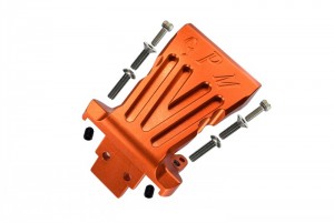 GPM BR330F ALUMINUM FRONT BUMPER MOUNT LOSI 1/10 BAJA REY DESERT TRUCK LOS03008 - ORANGE - BR330F-OR