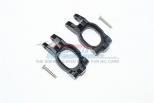 GPM RK019 ALUMINUM FRONT C HUBS LINKS LOSI 1/10 ROCK REY LOS03009T1/T2 - RK019-BK