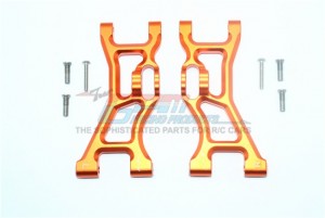 GPM RK055 ALUMINUM FRONT LOWER SUSPENSION ARM  LOSI 1/10 ROCK REY LOS03009T1/T2 - ORANGE - RK055-OR
