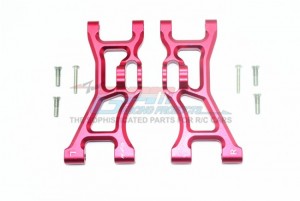 GPM RK055 ALUMINUM FRONT LOWER SUSPENSION ARM  LOSI 1/10 ROCK REY LOS03009T1/T2 - RED - RK055-R