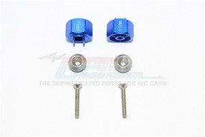 GPM ALUMINUM HEX ADAPTER (+1MM) TAMIYA 1/8 T3-01 DANCING RIDER-57405 - BLUE - T3010/+1MM-B