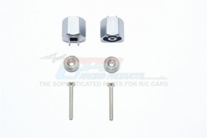 GPM ALUMINUM HEX ADAPTER (+3MM) TAMIYA 1/8 T3-01 DANCING RIDER-57405 - GUN SILVER - T3010/+3MM-GS