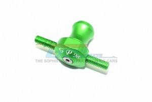 GPM SB005 ALUMINIUM SPARE TIRE LOCKING TEAM LOSI 1/6 SUPER BAJA REY 4X4 - GREEN - SB005-G