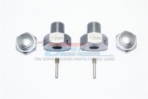 GPM SB010/+2MM ALUMINUM HEX ADAPTER (+2MM)  TEAM LOSI 1/6 SUPER BAJA REY 4X4 - SB010/+2MM-GS