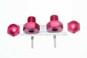 GPM SB010/+2MM ALUMINUM HEX ADAPTER (+2MM)  TEAM LOSI 1/6 SUPER BAJA REY 4X4 - SB010/+2MM-R