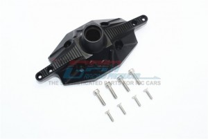 GPM SB013A ALUMINUM REAR AXLE CASE COVER TEAM LOSI 1/6 SUPER BAJA REY 4X4 - SB013A-BK