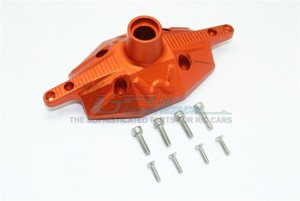 GPM SB013A ALUMINUM REAR AXLE CASE COVER TEAM LOSI 1/6 SUPER BAJA REY 4X4 - SB013A-OR