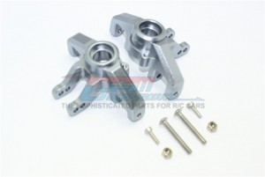 GPM SB021 ALUMINUM FRONT KNUCKLE ARMS TEAM LOSI 1/6 SUPER BAJA REY 4X4 - GUN SILVER - SB021-GS