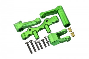 GPM SB048 ALUMINUM STEERING ASSEMBLY TEAM LOSI 1/6 SUPER BAJA REY 4X4 - GREEN - SB048-G
