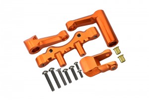 GPM SB048 ALUMINUM STEERING ASSEMBLY TEAM LOSI 1/6 SUPER BAJA REY 4X4 - ORANGE - SB048-OR