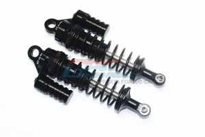 GPM SB132F/L-B-BK ALUMINUM FRONT L-SHAPE SHOCKS 132mm TEAM LOSI 1/6 SUPER BAJA REY 4X4 - SB132F/L-BK-BK
