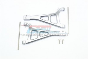 GPM ER2054 ALUMINUM FRONT UPPER SUSPENSION ARM TRAXXAS-1/10 E-REVO VXL 86086-4 - GUN SILVER - ER2054-GS