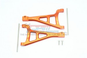 GPM ER2054 ALUMINUM FRONT UPPER SUSPENSION ARM TRAXXAS-1/10 E-REVO VXL 86086-4 - ORANGE - ER2054-OR