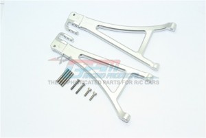 GPM ER2055 ALUMINUM FRONT LOWER SUSPENSION ARM  TRAXXAS-1/10 E-REVO VXL 86086-4 - SILVER - ER2055-S