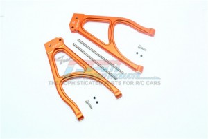 GPM ALUMINUM REAR UPPER SUSPENSION ARM TRAXXAS-1/10 E-REVO VXL 86086-4 - ORANGE - ER2057-OR
