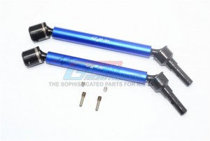 GPM ER2123F/RSA ALUMINUM BODY & STEEL JOINT ADJUSTABLE F/R CVD TRAXXAS-1/10 E-REVO VXL 86086-4 - BLUE - ER2123F/RSA-B