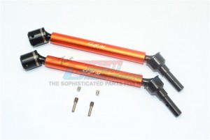 GPM ER2123F/RSA ALUMINUM BODY & STEEL JOINT ADJUSTABLE F/R CVD TRAXXAS-1/10 E-REVO VXL 86086-4 - ORANGE - ER2123F/RSA-OR