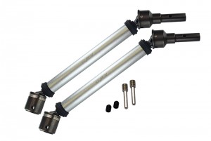 GPM ER2123F/RSA ALUMINUM BODY & STEEL JOINT ADJUSTABLE F/R CVD TRAXXAS-1/10 E-REVO VXL 86086-4 - SILVER - ER2123F/RSA-S