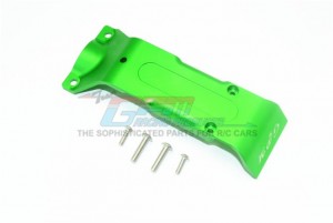 GPM ER2331R ALUMINUM REAR SKID PLATE TRAXXAS-1/10 E-REVO VXL 86086-4 - GREEN - ER2331R-G