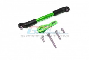 GPM TRX416025L ALUMINUM SERVO HORN 25T (4 POSITIONING HOLES) W. ADJUSTABLE STEERING LINK TRAXXAS 1/10 TRX4 DEFENDER TRAIL CRAWLER - GREEN - TRX416025L-G