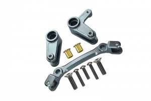 GPM MAG048 ALUMINUM STEERING ASSEMBLY ARRMA 1/10 GRANITE 4X4 MEGA MOSTER TRUCK - GUN SIVLER - MAG048-GS