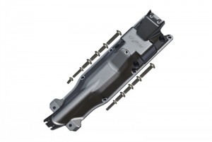 GPM ER2331M ALUMINUM 3D SKID PLATE FOR MIDDLE OF CHASSIS TRAXXAS E-REVO MONSTER 56087 - GUN SILVER - ER2331M-GS