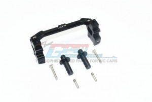 GPM TRX4201FA ALUMINUM FRONT ADJUSTABLE BODY MOUNT & POST RC 1/10 TRAXXAS TRX-4 - BLACK - TRX4201FA-BK