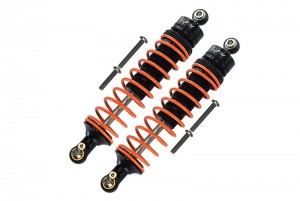 GPM MAG102F ALUMINUM FRONT HEAVY-DUTY ADJUSTABLE DAMPER (102MM) 1/10 GRANITE 4X4 MEGA MOSTER TRUCK - BLACK - MAG102F-BK-OR