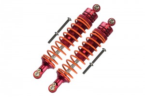 GPM MAG102F ALUMINUM FRONT HEAVY-DUTY ADJUSTABLE DAMPER (102MM) 1/10 GRANITE 4X4 MEGA MOSTER TRUCK - RED - MAG102F-R-OR