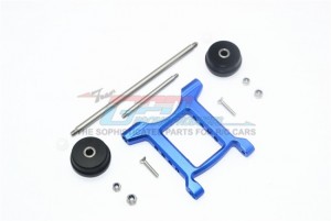 GPM MAB040R ALUMINUM REAR ADJUSTABLE WHEELIE ARRMA1/10 GRANITE 4X4 MEGA MOSTER / 1/10 BIG ROCK CREW CAB - BLUE - MAB040R-B