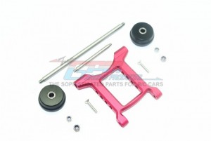 GPM MAB040R ALUMINUM REAR ADJUSTABLE WHEELIE ARRMA1/10 GRANITE 4X4 MEGA MOSTER / 1/10 BIG ROCK CREW CAB - RED - MAB040R-R