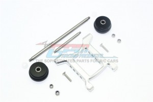 GPM MAB040R ALUMINUM REAR ADJUSTABLE WHEELIE ARRMA1/10 GRANITE 4X4 MEGA MOSTER / 1/10 BIG ROCK CREW CAB - SILVER - MAB040R-S