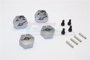 GPM AX010/14X7MM ALLOY HEX ADAPTER (14MMX7MM)-4PCS SET  FOR OPTIONAL 14MM HEX WHEEL AXIAL EXO TERRA BUGGY - AX010/14X7MM-GS