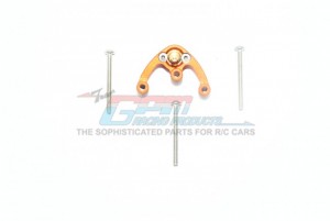 GPM VEN012A ALU FRONT UPPER SUSPENSION LINK MOUNT HPI 1/10 VENTURE TOYOTA FJ CRUISER - ORANGE - VEN012A-OR