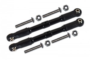 GPM RK162 ALUMINUM FRONT TURNBUCKLE FOR STEERING LOSI RC 1/10 ROCK REY LOS03009T1/T2 - RK162-BK-BEBK