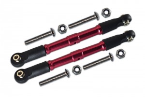 GPM RK162 ALUMINUM FRONT TURNBUCKLE FOR STEERING LOSI RC 1/10 ROCK REY LOS03009T1/T2 - RED - RK162-R-BEBK