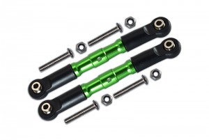 GPM RK163 ALUMINIUM ADJUSTABLE FRONT UPPER ARM WITH TIE ROD DESIGN LOSI 1/10 BAJA REY DESERT TRUCK LOS03008 - GREEN - RK163-G