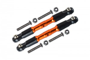 GPM RK163 ALUMINIUM ADJUSTABLE FRONT UPPER ARM WITH TIE ROD DESIGN LOSI 1/10 BAJA REY DESERT TRUCK LOS03008 - ORANGE - RK163-OR