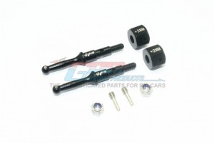 GPM T3023R/+2MM ALUMINUM REAR WHEEL SHAFT W. HEX ADAPTER (+2MM) TAMIYA 1/8 T3-01 DANCING RIDER 57405 - T3023R/+2MM-BK